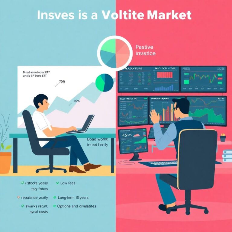 Пассивное или активное инвестирование: что лучше на волатильном рынке